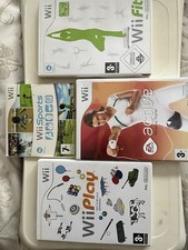 Nintendo Wii Console X2 Controllers/Board WiiFit/WiiActive/WiiSports/WiiPlay
