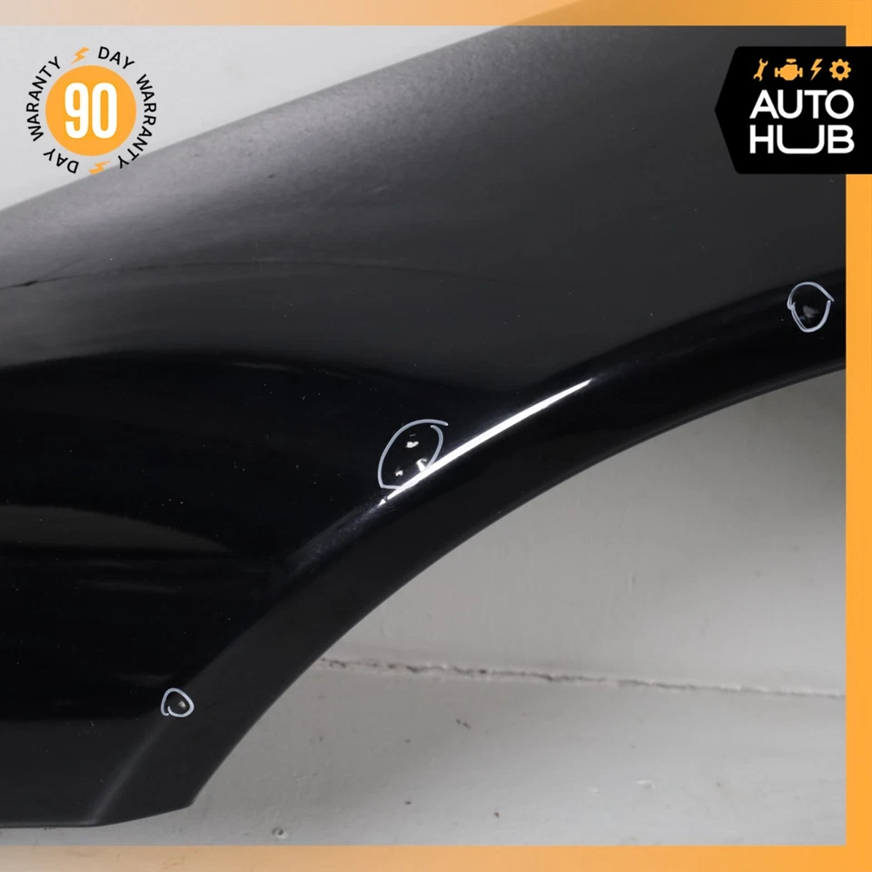 03-08 Guardabarros delantero izquierdo lado del conductor negro Mercedes R230 SL550 SL500 SL55 AMG Foto 3 de 4