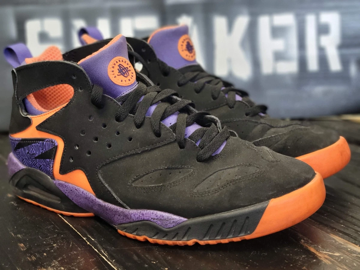 2013 Nike Tech Challenge Huarache Black/Orange Tennis Shoes 630957-002 Men 10 2013 Nike Tech Challenge Huarache Black/Orange Tennis Shoes 630957-002 Men 10