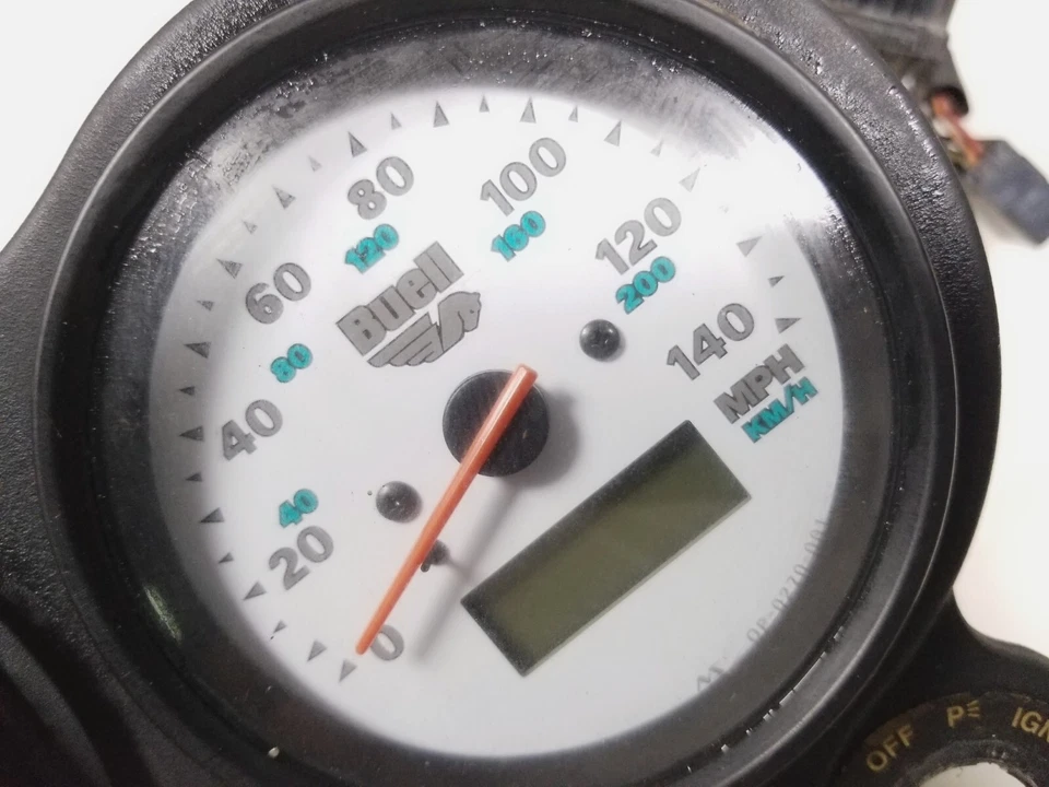 00 Buell X1 M2 S1 Lightning Speedometer Speedo Tach Tachometer Gauge - Image 4 of 4