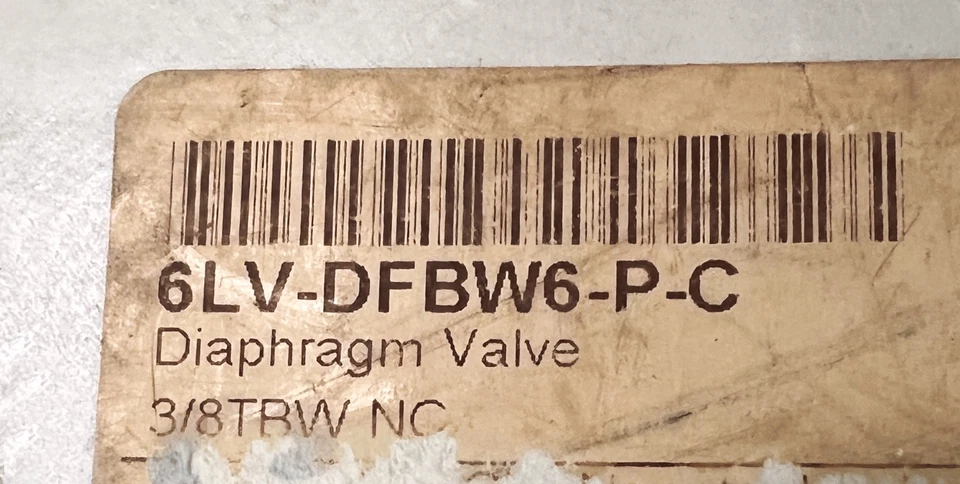 Swagelok 6LV-DFBW6-P-C 316L VAR UHP HF SC-01 Diaphragm Sealed Valve Clean - Image 4 of 4