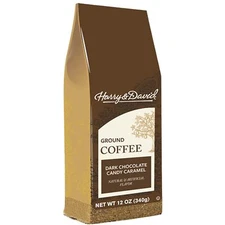 6 Pack - Harry & David Coffee Dark Chocolate Caramel Medium Roast Ground - 12oz