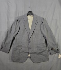 NWT Vintage Johnny Carson Men's Suit Blazer Gray Suit 44 39