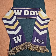 University Of Washington Huskies Bow Down Scarf Alumni Association Purple V1a