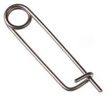 Double HH Stainless Steel Safety Clip 3/32" Wire Diameter - 10173