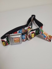 Marvel "Classic" Adjustable Seatbelt Dog Collar by Buckle Down