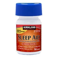 Kirkland Sleep Aid Doxylamine Succinate 25 Mg 96 tablets EXP: 01/28