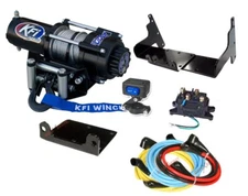 Polaris 500 Sportsman Winch and Mount Plate 2500 lbs KFI Kit 1996-2003