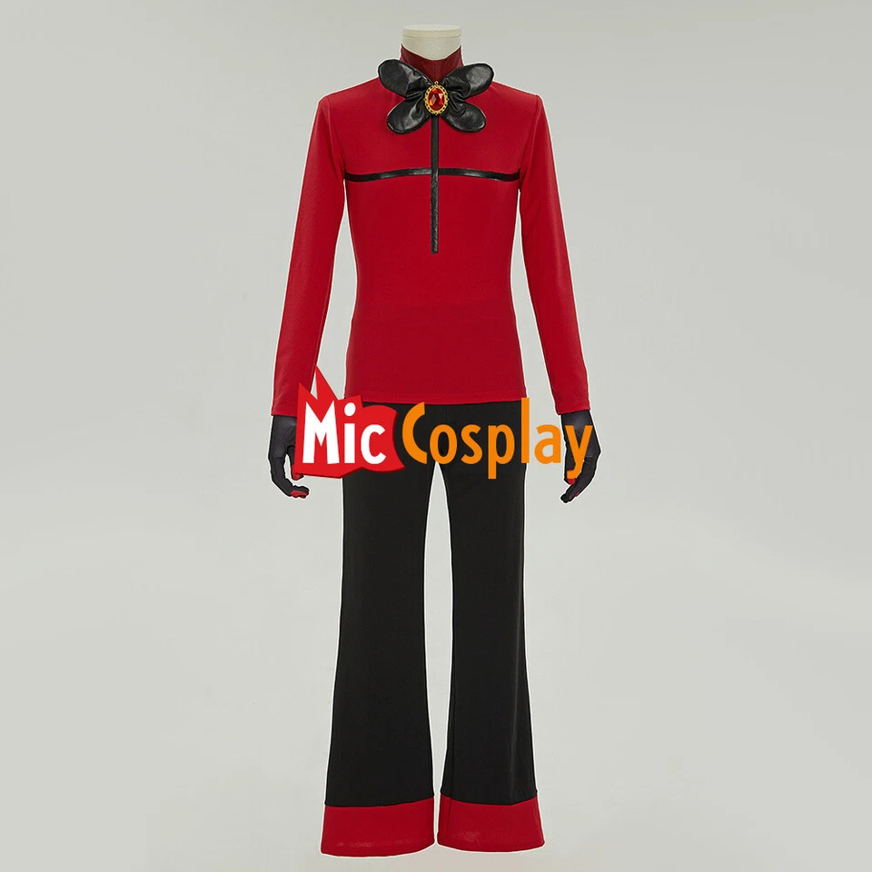 MICCOSTUMES унисекс косплей костюм Топ и длинные брюки с куртка и перчатки - Изображение 3 из 4