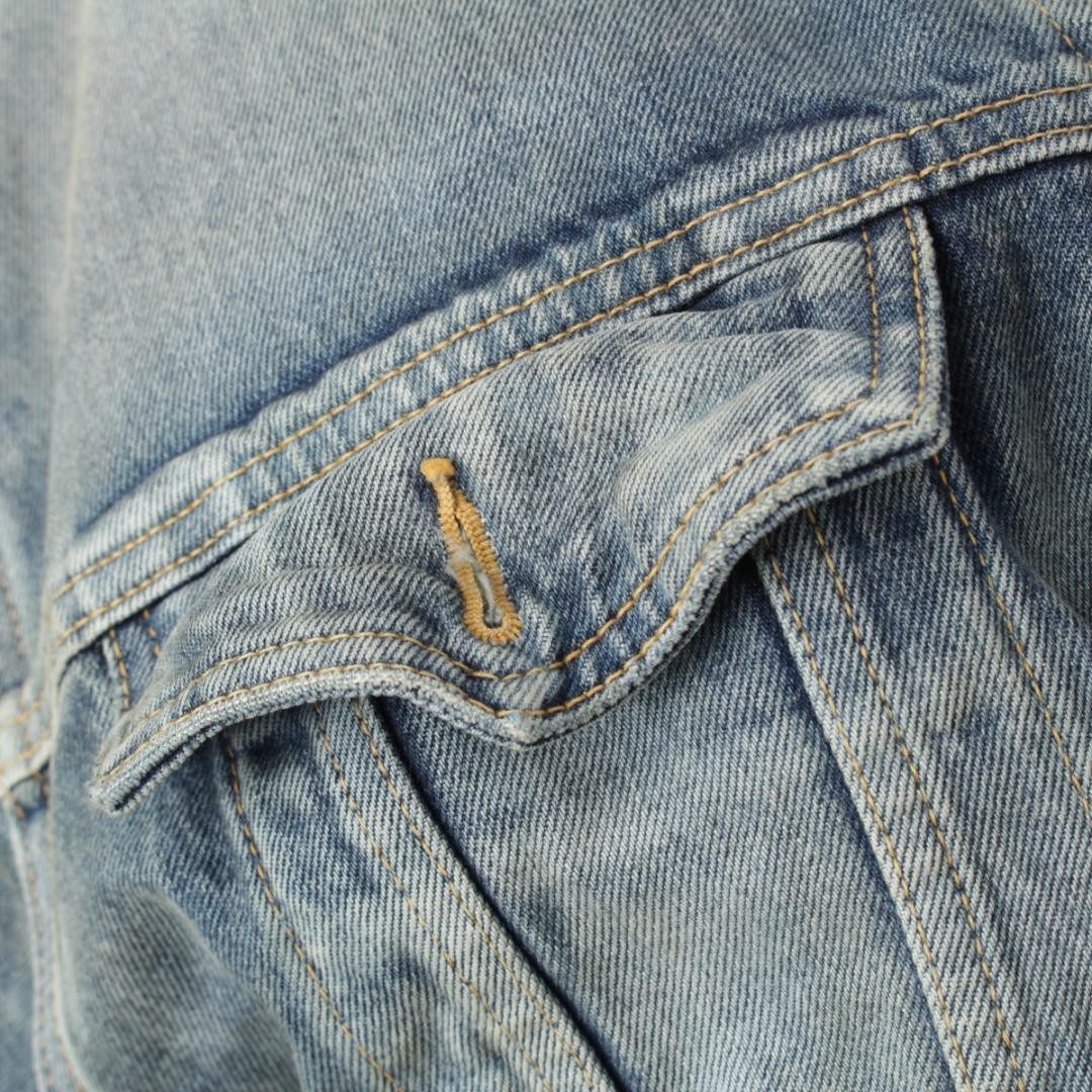 USED GOOD CONDITION BALENCIAGA 22 HOODED DENIM JACKET SIZE 32 0IE GOOD thumbnail 10