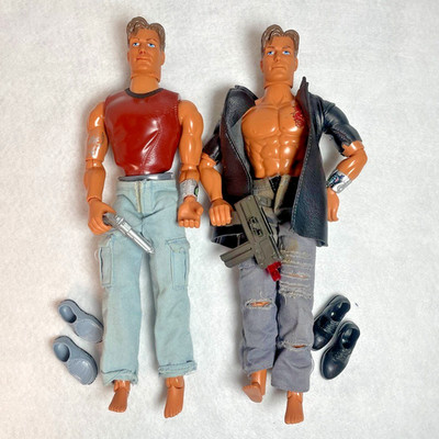 Max Steel 12  Action Figures Lot w/ Clothes, Shoes & Weapons Vtg 1990s