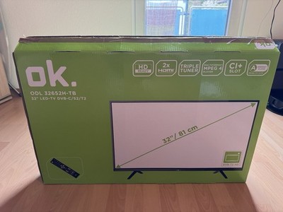 OK 32 Zoll HD LED TV (ODL 32652H-TB)   TOP Zustand   OVP