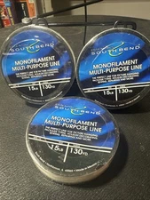 South Bend Essentials Monofilament Fishing Line 3 Packs 15lbs, 130 Yards