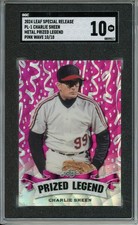 2024 LEAF SR PL-1 CHARLIE SHEEN PRIZED LEGEND PINK WAVE 10/10 SGC 10 A243