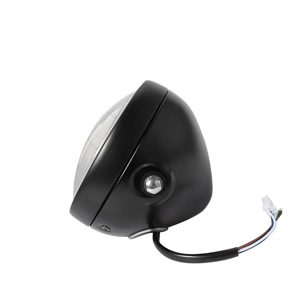 Anillo halo azul faro LED alto/bajo para motocicleta para Harley Street Glide Café Racer Foto 3 de 4