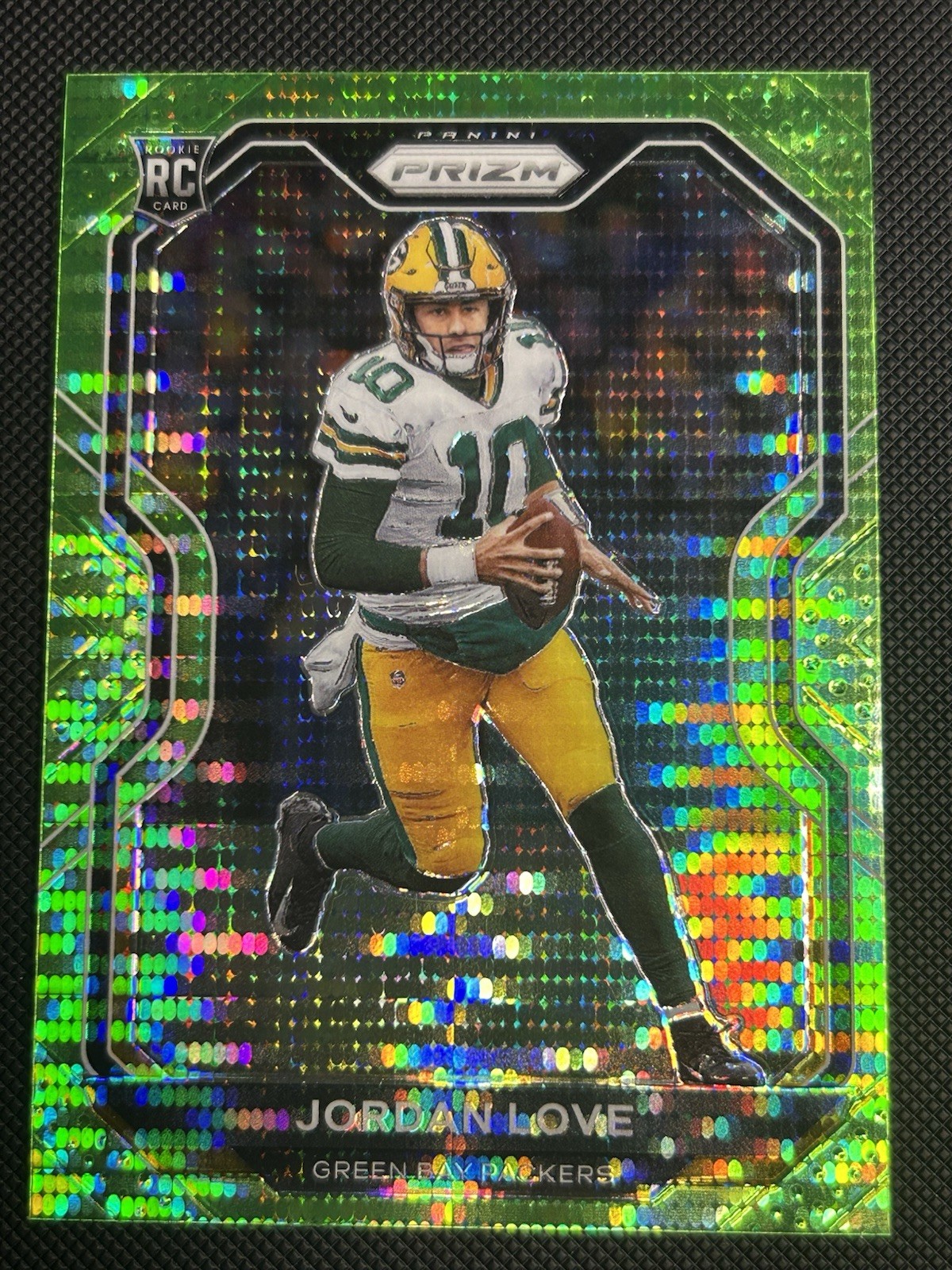 2020 Panini Prizm - Rookie Jordan Love #363 Neon Green Pulsar Prizm (RC)