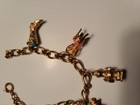 Vintage Avon Charm Bracelet 5 Charms 7.25 Inches — photo 3