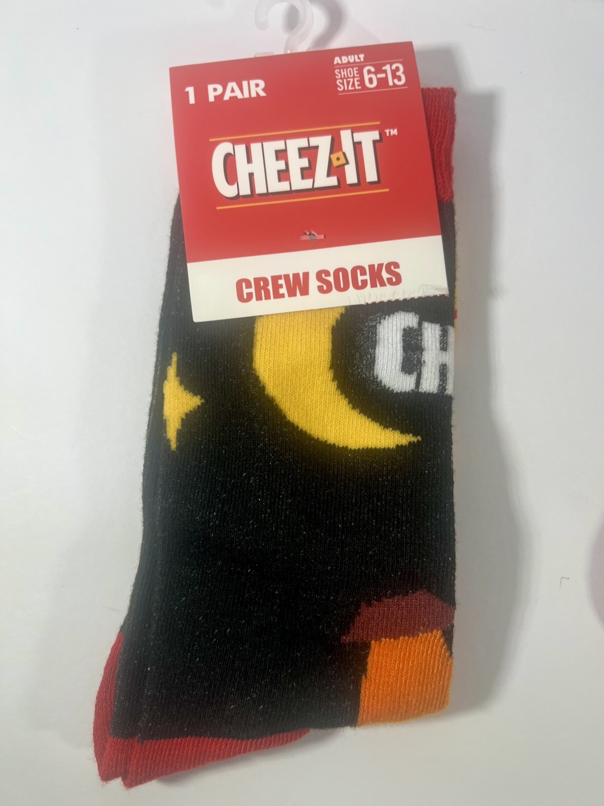 Novelty Crew Socks Variety Lot of 6 Cheez-It Pringles Doritos Funyuns Cheetos image 4
