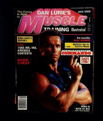 Dan Lurie's Muscle Training Illustrated January 1986 Arnold Schwarzenegger