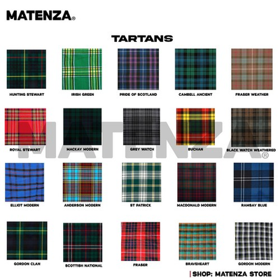#ad Heavyweight 16oz Tartan Fabric Scottish Plaid Material for Kilts Sewing Craft $111.59