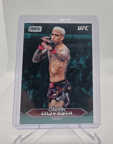 2025 Topps Stadium Club UFC Charles Oliveira #36 teal insert.