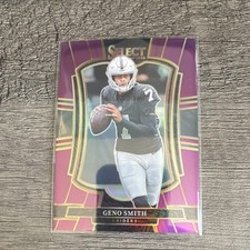 Panini Select 2025 Purple Prizm Geno Smith #105 Premier Level /75 Raiders NFL
