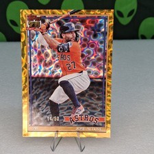 2026 Topps 75 Years Baseball Jose Altuve Houston Astros Gold Parallel #T91-7 /50