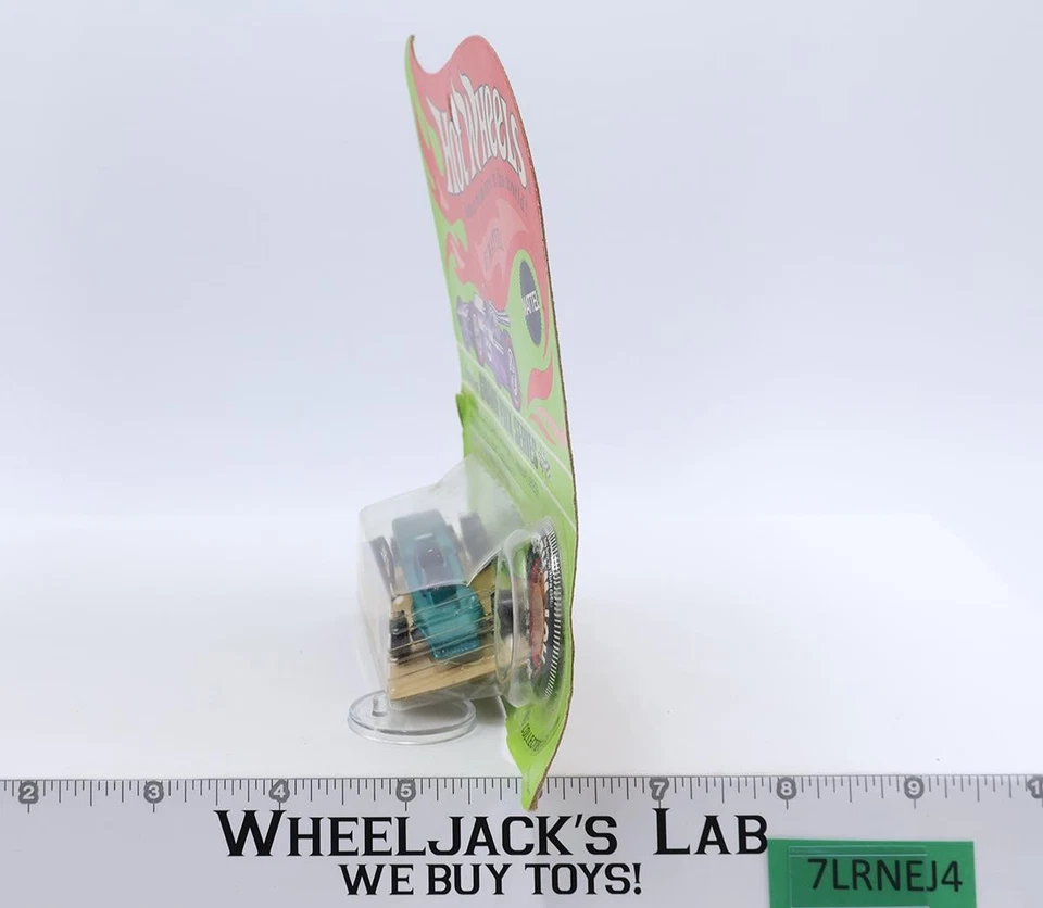 Lotus Turbine Aqua 1969 Redline Hot Wheels Mattel Vintage RL Blister MOSC NOS - Image 4 of 4