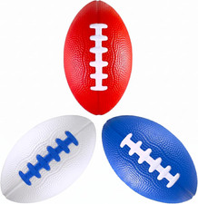 Mini Foam Footballs - Small Toy Football, 3 Pack, 4.75 Inch