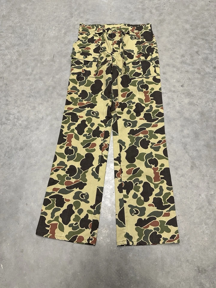 Vintage 80’s Walls Duck Camo Hunting Pants Size 34 Long Made In USA - Image 2 of 4