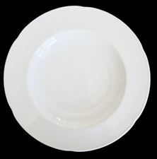 Schöner Weißer Porzellan Suppen-Teller von Bauscher Weiden
