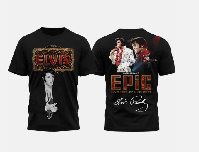 Elvis Presley in Concert 2026 All Over Print Shirt, Gif Fan