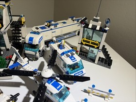 LEGO City 2008 Police HQ Sets 7744, 7743, 7741, 7286, 7236, 7235 Incomplete LOT