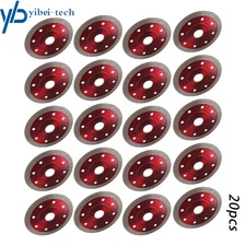 20 Pieces 4 Inch Super-Thin Diamond Cutting Wheel Blade With Wet & Dry Cutting