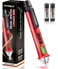 DIYSELF Voltage Tester, Dual Range 12V/48V-1000V AC, Non Contact Electrical Test