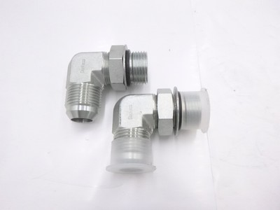 2 Pack Danfoss Triple Lok 37° Flare JIC Tube Fitting 90° 1-1/16'' Male NPT