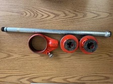 RIDGID D-286 Pipe Threader W/ Handle With  1/2"-3/4" Dies