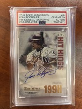 2019 Topps Luminaries Ivan Rodriguez Hit Kings Autographs Gem Mint 10   #13/15