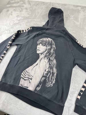 Taylor Swift Eras Tour Hoodie Mens Small Gray Graphic Pullover