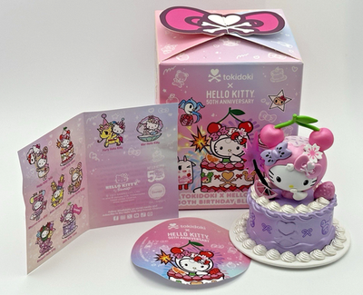 TOKIDOKI x Hello Kitty 50th Anniversary Purple Cake CHASER Blind