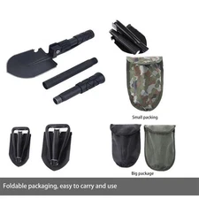 Folding Military Shovel Survival Spade Emergency Garden Camping Outdoor Tool