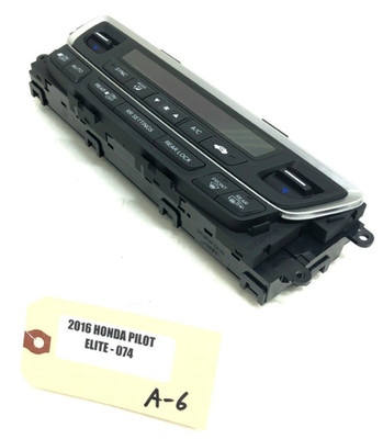 2016-2020 HONDA PILOT CLIMATE CONTROL OEM.