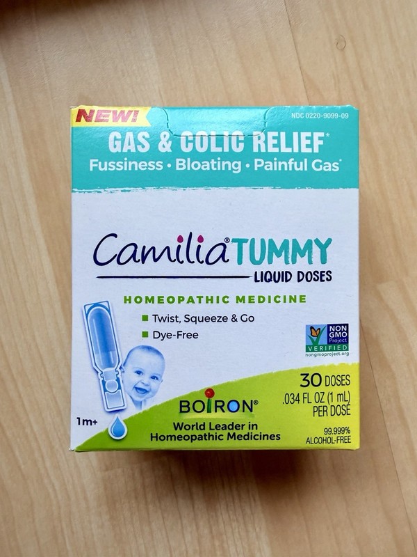 Boiron CamiliaTUMMY for Bloating and Gas. 30 LIQUID DOSES. Homeopathic. BNIB