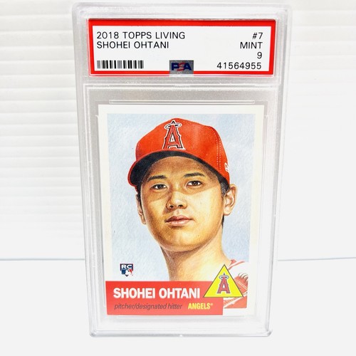 2018 Topps Living #7 Shohei Ohtani Rookie (RC) PSA 9 Mint