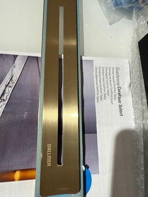 Dallmer Duschrinne CeraFloor Select 1000mm 538482 brushed Gold SONDERFARBTON 