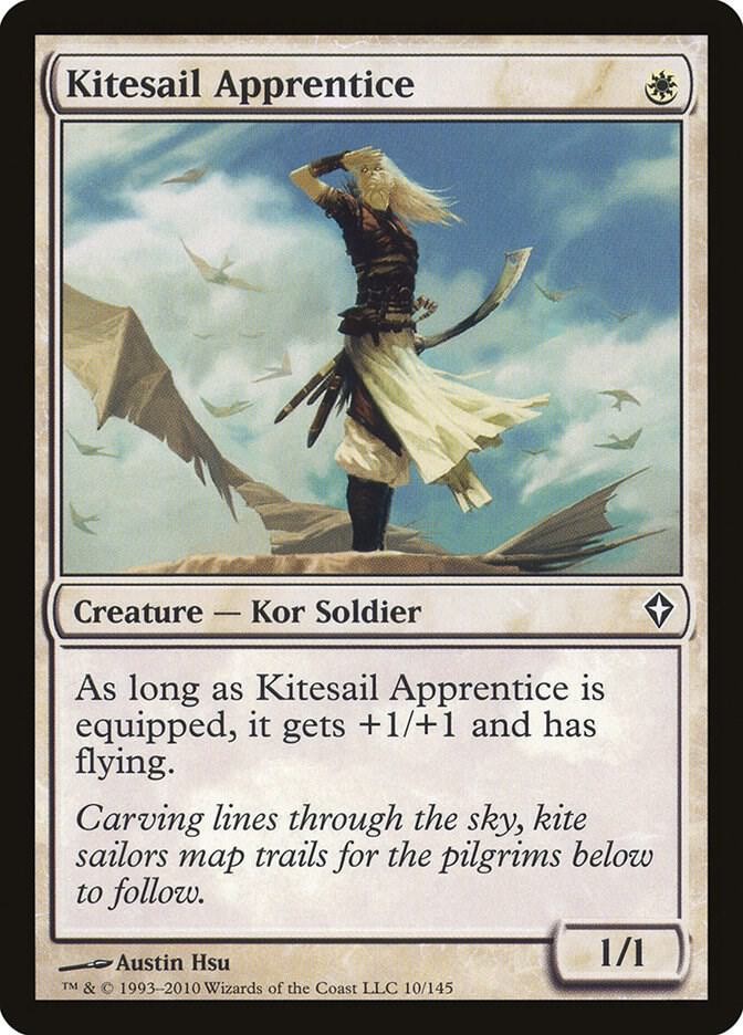 Kitesail Apprentice 10 Common Worldwake Magic: The Gathering LP