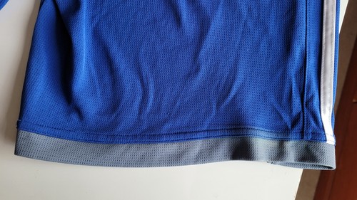 ADIDAS BLUE SOCCER SHORTS MEN LARGE, USED, GOOD CONDITION, 100% POLYESTER - Picture 9 of 11