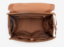 Faux Leather Solid Pattern Diaper Bags for sale