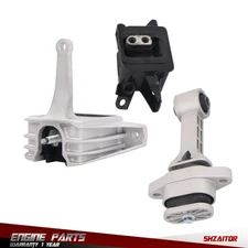 3PCS Engine Motor & Transmission Mount Set 2017-2018 for Hyundai Elantra 2.0L L4