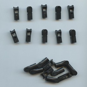 Lego 8 Bar Holder with Handle Black Part 23443 NJ 71818
